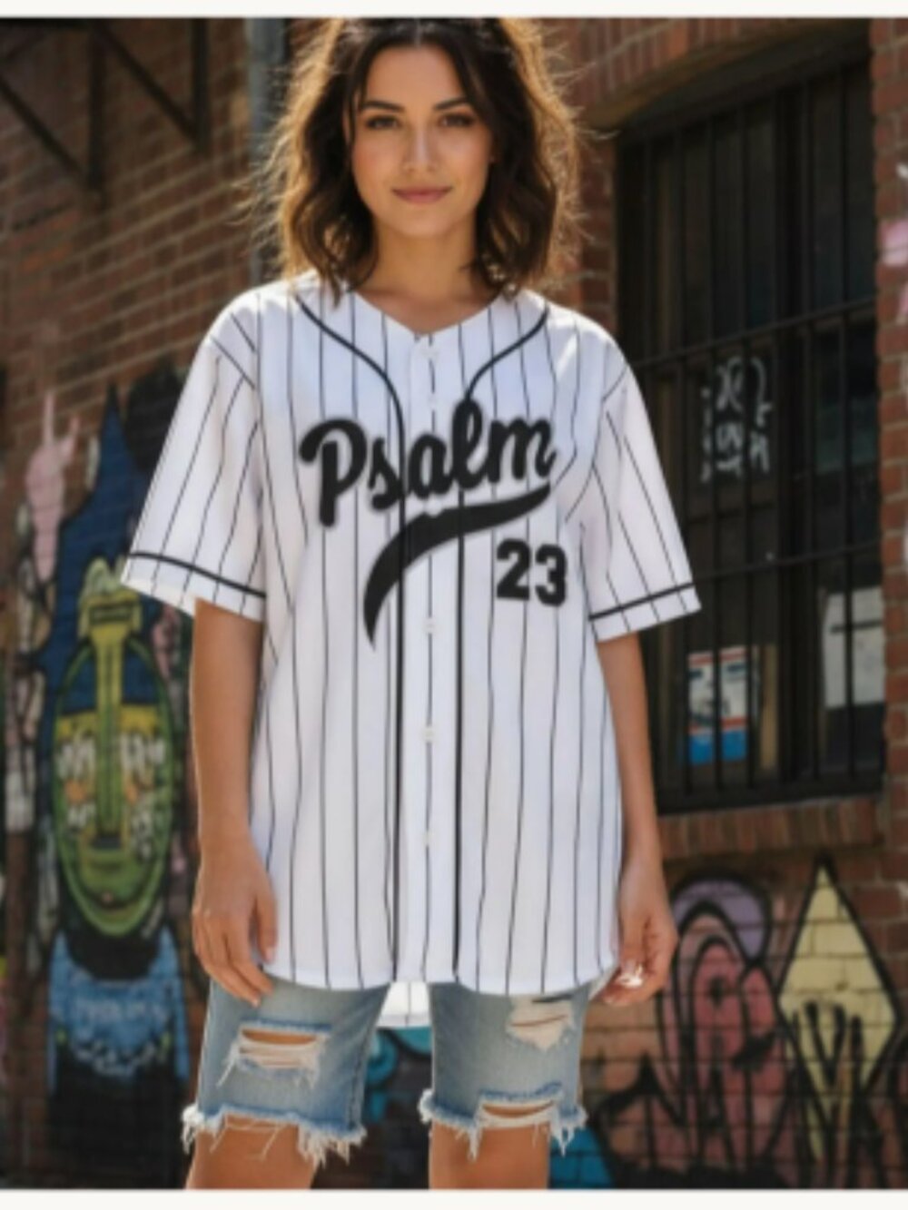Psalm 23 Baseball Jersey, Jesus Christian Bible Verse Shirt